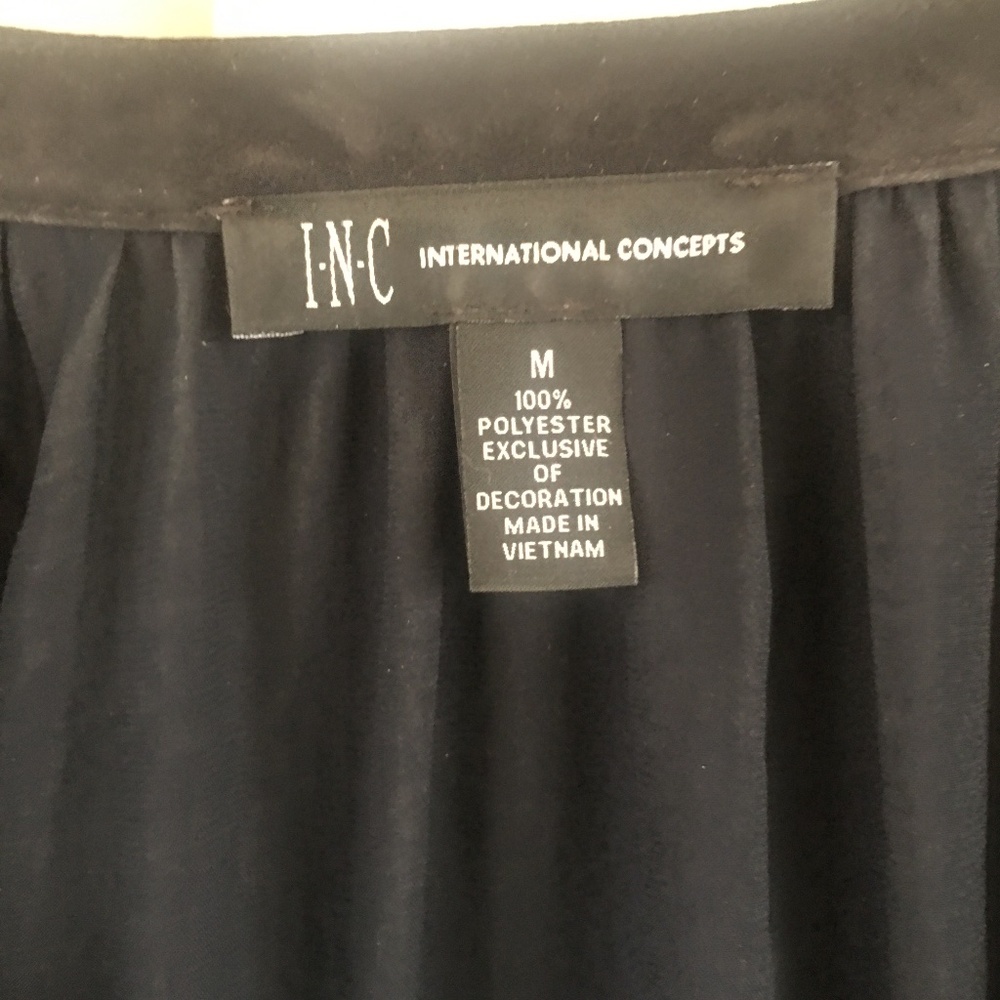 Host Pick: I.N.C. Peasant Blouse - Size Medium - Picture 3 of 4